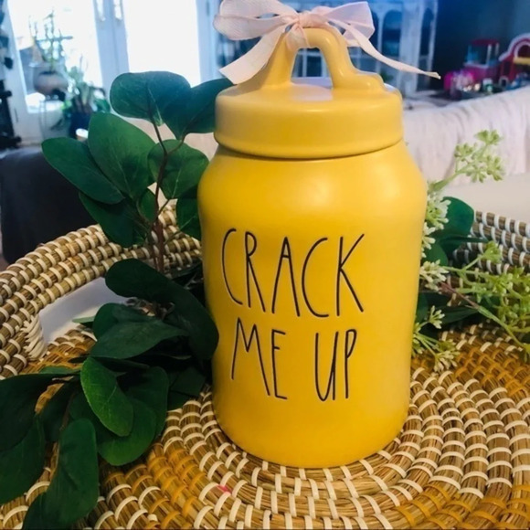 Rae Dunn Crack Me Up Cannister NWT - Picture 1 of 3